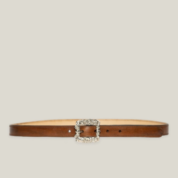 narrow belt with antique buckle dorantes